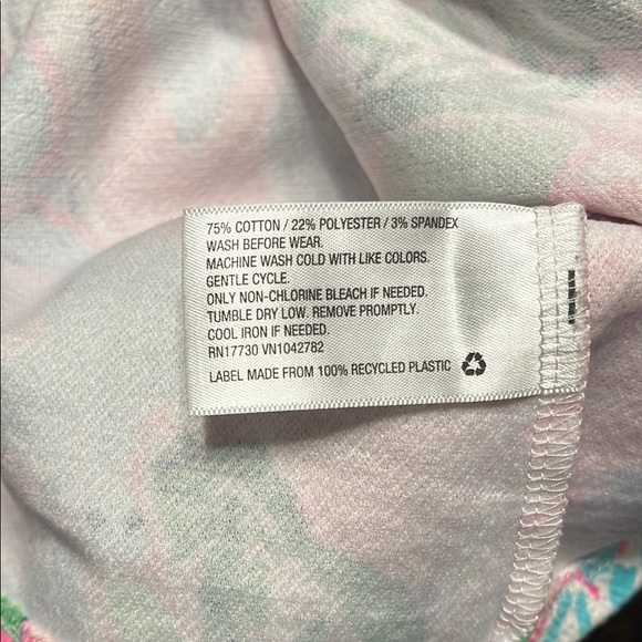 Lilly Pulitzer Girls Multicolor Floral Top, Girls Size XL (14/16) - Picture 3 of 9